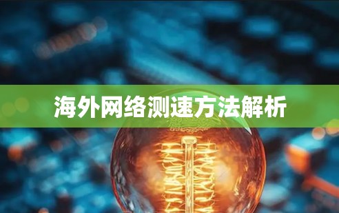 海外网络测速方法解析 海外网络测速方法解析