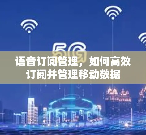 语音订阅管理,如何高效订阅并管理移动数据 语音订阅管理,如何高效订阅并管理移动数据