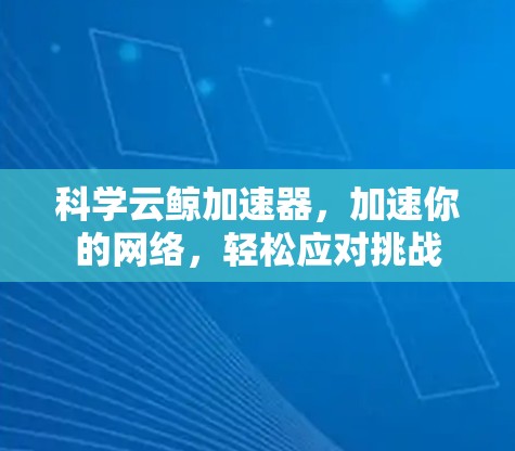 科学云鲸加速器，加速你的网络，轻松应对挑战