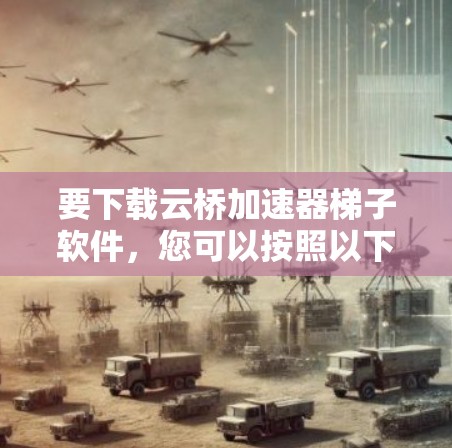 要下载云桥加速器梯子软件,您可以按照以下步骤进行操作 要下载云桥加速器梯子软件,您可以按照以下步骤进行操作