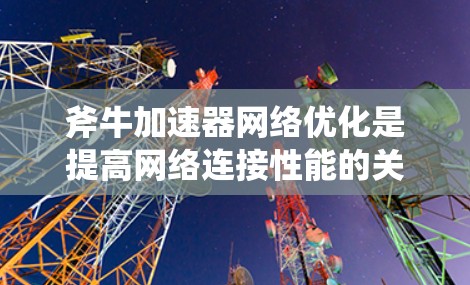 斧牛加速器网络优化是提高网络连接性能的关键步骤,以下是优化斧牛加速器网络连接的详细方法 斧牛加速器网络优化是提高网络连接性能的关键步骤,以下是优化斧牛加速器网络连接的详细方法