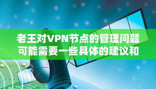 老王对VPN节点的管理问题可能需要一些具体的建议和工具来帮助他更好地管理这些节点。以下是一些常见的步骤和方法，帮助老王更好地保护自己和他人的安全